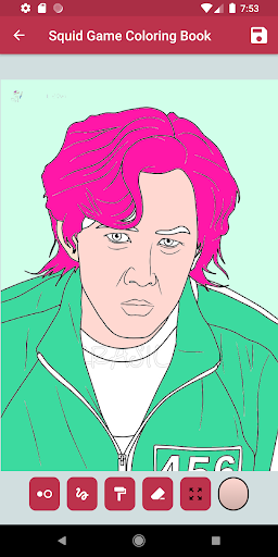 Colors: Squid Coloring Game 2 Screen 3