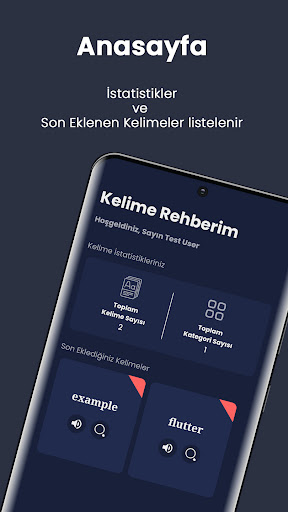 Android application Kelime Rehberim screenshort