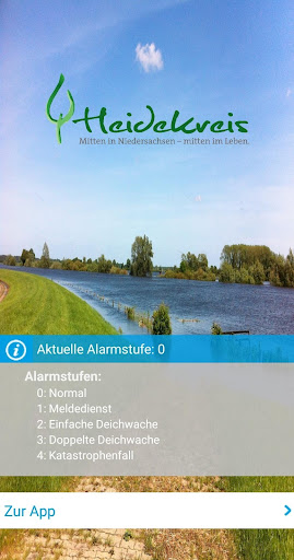 Android application DeichApp Heidekreis screenshort