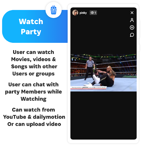 Android application Mission Chat screenshort