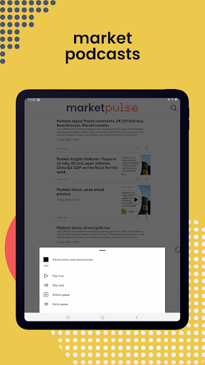 Screenshot of OANDA MarketPulse