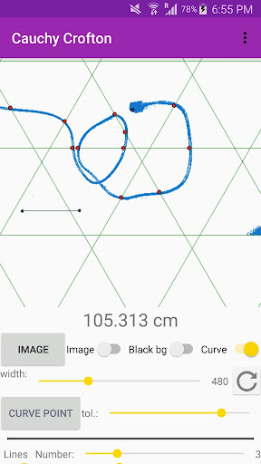 Cauchy-Crofton App Screen 3