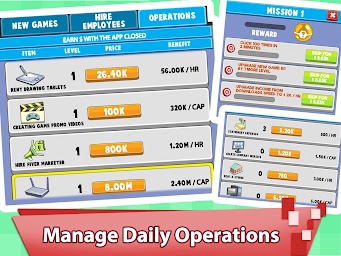 Video Game Tycoon idle clicker