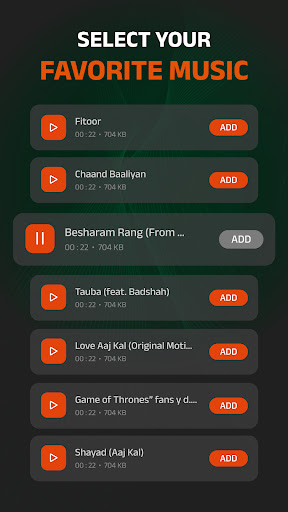 MIX: Add Audio to Video Screen 3