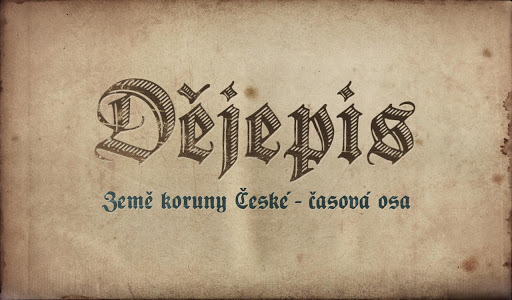 Android application Dějepis screenshort