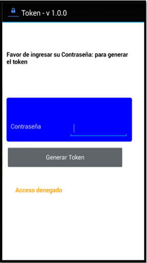 Android application Single Token ATT screenshort