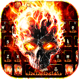 Horror Flame skull Keyboard Theme icon