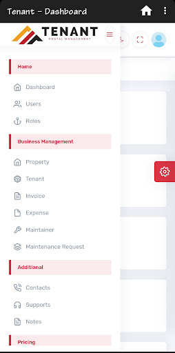 Tenant Screen 3