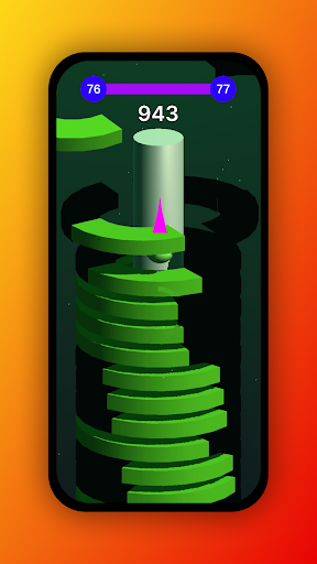Helix Stack Ball Drop Crash Screen 2