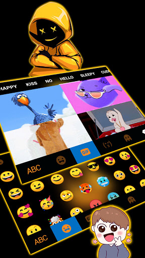 Hoodie Mask Boy Theme Screen 3