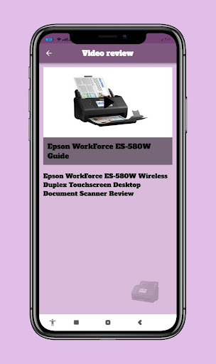 Epson WorkForce ES-580W Guide Screen 3