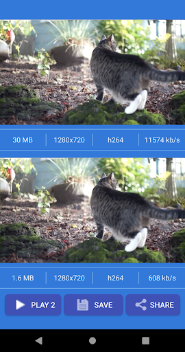 Android application Video Compressor screenshort