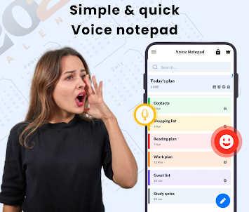 Voice Notepad, Easy Notebook