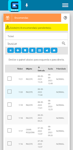 G3NEZI app Screen 3