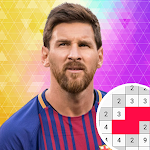 Football Celebrity Pixel Art Adult Color By Number Apk