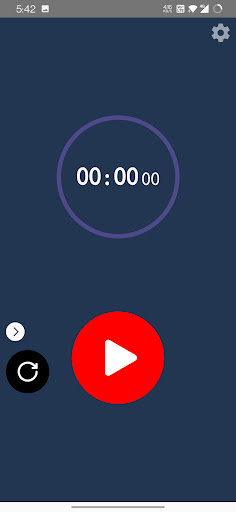 Android application Stopwatch-timer, measure time screenshort