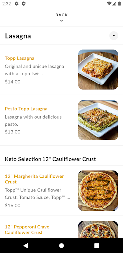 Topp Pizza Screen 3