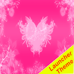 Hearts Pink Theme GO Launcher Apk