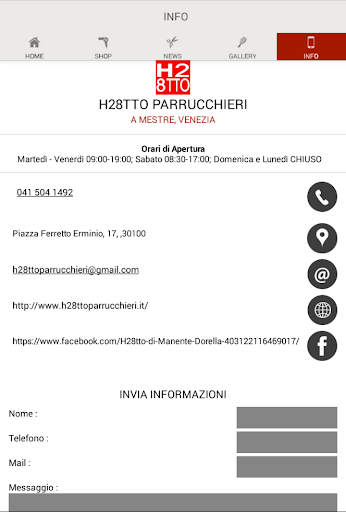H28tto Parrucchieri Mestre