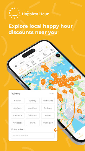 Android application The Happiest Hour: Pub Finder screenshort