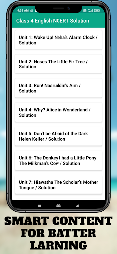 Class 4 English Solution Screen 2