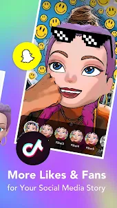 Face Cam | Face Emoji Avatar