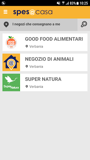 Android application Spes@casa screenshort