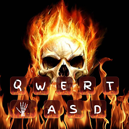 Obraz ikony: Fire Skull Keyboard