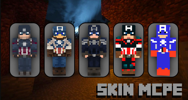 Captura de Pantalla 4 Captain America Skins for MCPE android