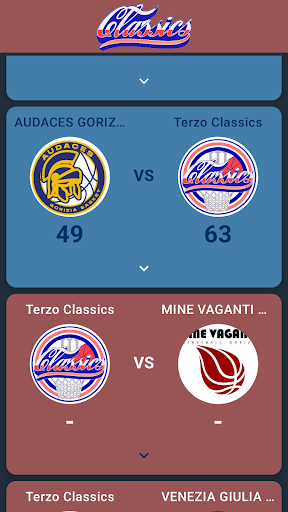 Android application Terzo Clappsics screenshort