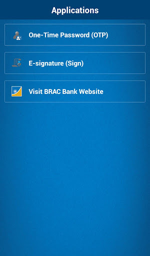 BRAC Bank Software Token Screen 2