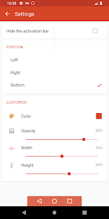 Navigation Bar - Assistive Tou Tangkapan layar