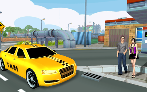 City Taxi Driving 3D screenshots 7