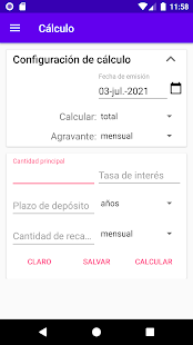 Vista previa de la aplicación