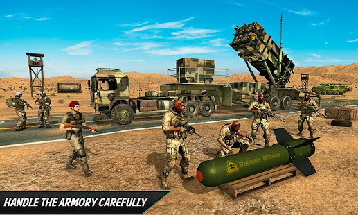 US Army Missile Attack : Army Truck Driving Games screenshots 1