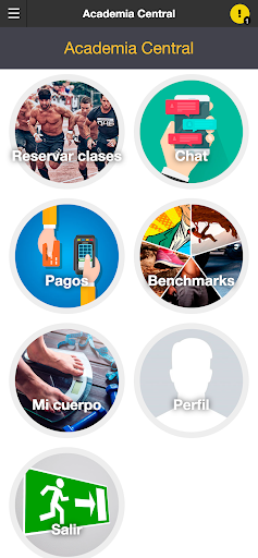 Android application Academia Central screenshort