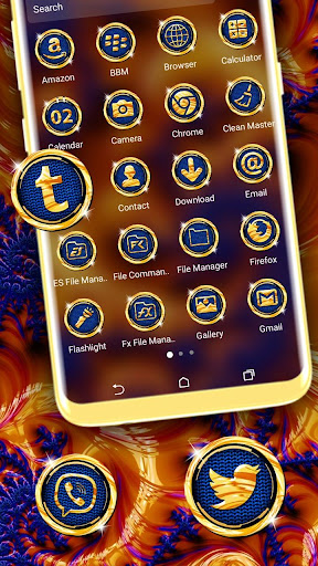 Android application Fractal Art Launcher Theme screenshort