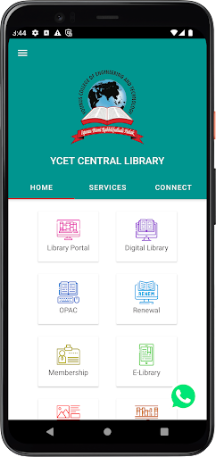 YCET Central Library Screen 2