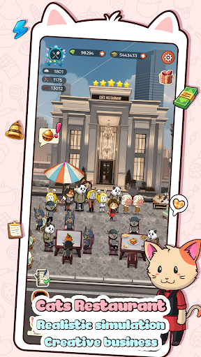 Android application Cats Restaurant screenshort