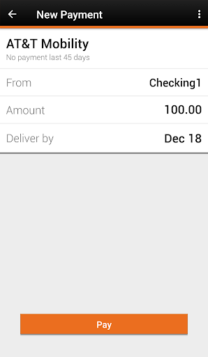 1st Source Banks Mobile App Screen 2