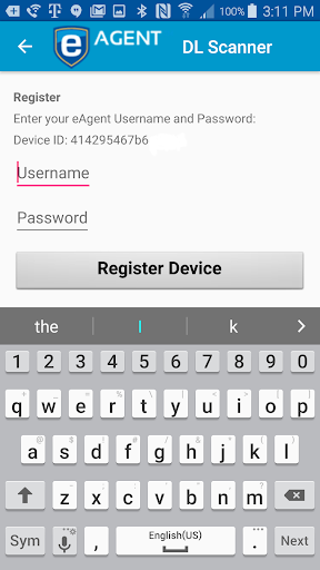 eAgent Drivers License Scanner Screen 3