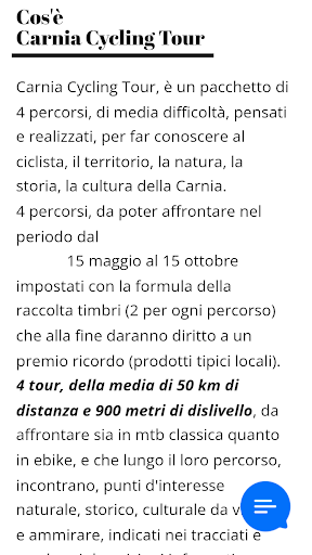 Carnia Cycling Tour Screen 3