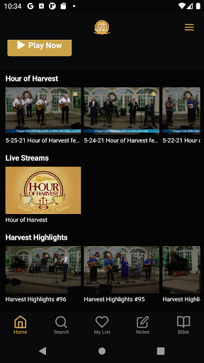 Hour of Harvest Screen 2