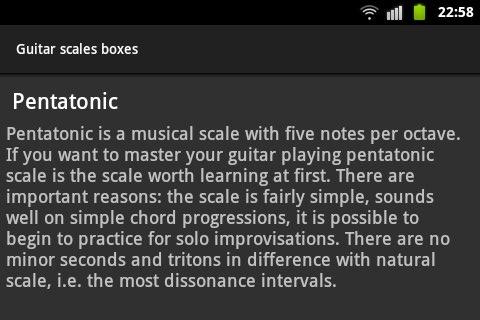 Guitar Scales and Boxes Screen 3