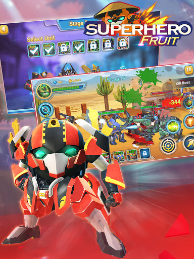 Superhero Fruit: Robot Wars 3.4 screenshots 2