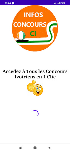 Android application Infos Concours CI screenshort