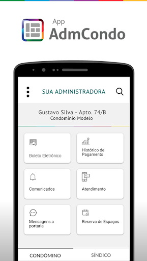 Android application AdmCondo screenshort