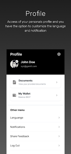 Android application SHLNY Driver screenshort