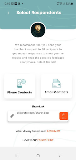 SkillProfile Screen 3