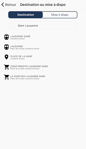 Android application ATT.BLEUX VTC screenshort